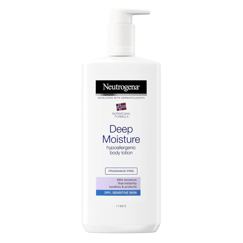 Loțiune de corp Neutrogena Deep Moisture pentru ten sensibil 400 ml